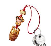 Fengs Shuii Wealth Ornament - God of Wealth Bag Pendant, Luckyy Charm for Money & Prosperity, Fortune Phone Charm, Attraction Pendant for Men Women - Good Luck Accessory