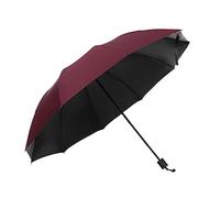 Fengshengli Golf Umbrella, 58 Inch Large Oversized Umbrella, 3 Fold UV Protection Dome Umbrella Golf Umbrella Windproof and Rainproof