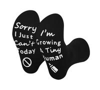 Fengshengli Pregnancy Gift Novelty Socks for Mom, New Mom Gifts Socks Sorry I Just Can't Today I'm Growing a Tiny Human, Pregnant Mom Gift Cotton Socks Non-Slip, Gifts Ideals for Expectant Mom