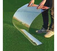 FENGSHOUU Clear Acrylic Plastic Sheet,Polycarbonate Roofing Sheet,Anti-UV Rainproof Insulation Protection,for Roofs,Carports,Canopies,Sunrooms and Enclosures,Easy to Bend & Cut (1.22x7m(4x23ft))
