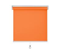 FENGSHOUU Cordless Roller Blind,100% Blackout Waterproof Fabric Shades,Spring Lifting Curtains,Thermal Insulated,UV Protection,for Bedrooms,Living Room,Bathroom,Office (115cm x 100cm)