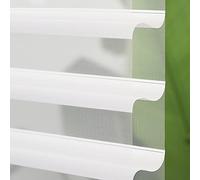 FENGSHOUU Day and Night Zebra Roller Blind,Three-layer Fabric Roller Blind,Translucent or Blackout Vision Curtains,with Aluminium Cassette,Customized Size and Color (W170xH120cm(67x47in))