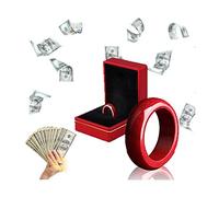 FengShui Cinnabar Ring, Feng Shui Cinnabar Ring for Men Women, Feng Shui Ring for Wealth and Protection Good Luck Money Amulet. (20mm)