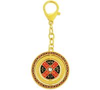 Fengshuibringluck Feng Shui Number 9 Twirling Wealth Amulet Rich Wealth Good Luck Keychain