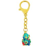 fengshuisale 2026 Feng Shui 9 Prosperity Wu Lou Keychain Keychain Symbols of Good Longevity Chinese Art w5743, Blue, 9.2*1.5cm/3.62*0.59in