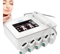 FENGSSLL Hifu Skin Tightening Machine HIFU With 3/5 Cartridges Intensity Oriented Ultrasound Hifu Facial Anti-Aging Treatment for Face and Body 5Heads