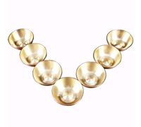 Fengtaike Buddhist Water Offering Bowl, 7pcs Altar Offering Bowls, Tibetan Buddhist Altar Supplies for Meditation Yoga Altar, About 2.2 inch/5.6cm Diameter