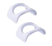 Fengtaike Ocarina Display Stand, 2-Piece Tabletop Storage Rack, Musical Instrument Holder (White)