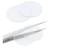 FENGXCUI 2PCS Flat Thickness 1.5mm Round Watch Glass Crystal 18mm-42mm Smart Watch Replacement Lens Glass Mirror(Diameter 30.5mm)