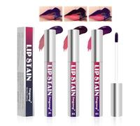Fengyang® 3Pcs Lip Gloss Stripper Set, Matte Lip Tint Peel Off, Peel Off Lip Stain Lip Tint Set, Tattoo Magic Colour Matte Nude Lip Gloss, Durable Waterproof Peel Off Lip Liner