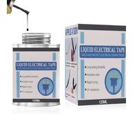 Fengyang® Liquid Tape,Liquid Electrical Tape,Liquid Insulating Rubber Coat,Liquid Insulation Tape,Liquid Insulation Glue,for Repairing Electrical Data Cable (Black,125ml)