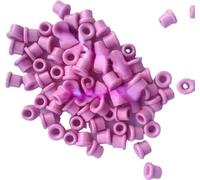 FengyanY Wear-resistant ceramic eyelets, set of 500 for textile thread threading, 7 mm outer diameter, 8 mm height, 4 mm hole, 95% Al₂ O3 porcelain beads