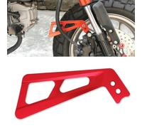 FENGYEMOTO Compatible with Honda Monkey 125 (2018-2024) Red Aluminum Front Brake Line Protector Replacement Kit