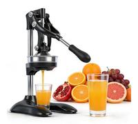 FengyingRise Heavy-Duty Stainless Steel Manual Juicer - Commercial & Home Use - 304 Industrial Grade for Oranges, Pomegranates, Grapes, Watermelons - Easy to Clean, Durable Cast Iron Lever Design