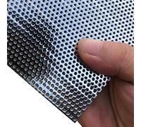 FengYoo 19 Gauge Perforated Metal Sheets Expanded Metal Mesh Aperture 1.5mm Thickness 1.1mm 500mmX250mm Perforated Stainless Steel Sheet Stainless Steel Mesh Screen Metal Screen Panel