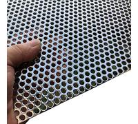 FengYoo 19 Gauge Perforated Metal Sheets Expanded Metal Mesh -Aperture 5mm Thickness 1.1mm 600mmX300mm Perforated Stainless Steel Sheet Stainless Steel Mesh Screen Metal Screen Panel
