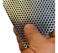 FengYoo Perforated Metal Sheets-304 Stainless Steel Perforated Plate -Perforated Stainless Steel Sheet-19Ga 0.12" Hole （About 3mm）500mmX250mm-Metal Mesh Sheet Screen-Screen Material