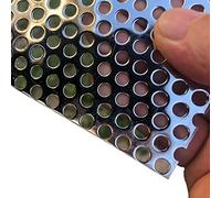 FengYoo Perforated Sheet Stainless Steel Perforated Mesh 5 mm Hole Thickness 1.1 mm 300 mm x 150 mm Perforated Metal