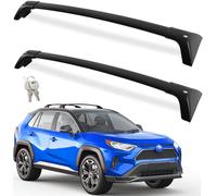FengYu Lockable Roof Rack Cross Bars 260lbs Compatible with 2019-2025 Toyota RAV4, Aluminum Heavy Duty Crossbars Rooftop Cargo Bag (Not Fit 2024 LE/Adventure/TRD Off-Road/Hybrid Woodland Edition)