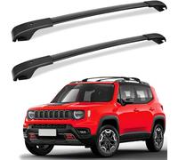 FengYu Roof Rack Cross Bars for Jeep Renegade 2015-2022, Aluminum Roof Rails Crossbars Rooftop Luggage Rack Cargo Ski Basket Luggage Carrier Rail