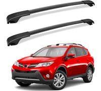 FengYu Roof Racks Cross Bars for 2013-2018 Toyota RAV4 with Side Rails, Aluminum Crossbars Luggage Rack Rooftop Cargo Snowboard ski Luggage car Bike Carrier