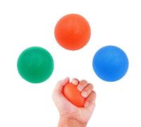 FENGZIZH 3Pcs Stress Ball - Hand Exercise Ball for Adults, Triple Density Squeeze Balls for Hand Therapy & Grip Strengthening - Muscle Focus Improvement, Arthritis & Stress Relief