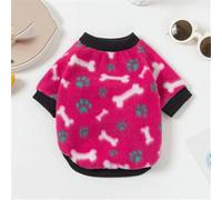 Fenhaodian Classic Print Pet Hoodie Made from Polar Fleece, Winter Warm Pullover Sweater for Small Dogs like Chihuahua