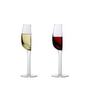 Fenhua Half Red Wine Glasses, Novelty Funny Wine Glass Cut in Half, 140ml Glass Champagne Cups, Long Stemmed Half Red Wine Cup Glass for Wine Tasting, Wedding,