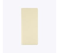 FENICE Long Classic Cover Holder Wallet Case for Travel Essential RFID Blocking Vegan Leather Waterproof, IVORY, Simple Passport Cover With Slots