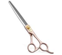Fenice Peak Professional Thinning Scissors for Dog Cat 7/7.5'' Pet Grooming Scissors 440C Stainless Steel Thinning Shears for Dogs 50/56 Teeth