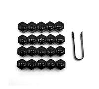 FENIQG Car Lug Nut Cover with Removal Tool for Volvo V40 2012-Present, 20Pcs Universal Hexagonal Lug Nut Caps Anti-Rust Lugnut Covers Wheel Lug Nut Covers Caps,Black-19