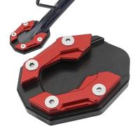 FENIQG Motorcycle support pad for Suzuki Bandit 1250S/650/650S, Kickstand Extension Plate, Motorcycle Kickstand Extender Foot Side Stand,Red