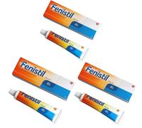 Fenistil Gel 3 Pack x 30g (Total 90 G) Insect Bites -, Skin Allergies, Sunburn, and Dermatitis Itch Treatment - Fast-Acting Topical Antihistamine Gel for Itchy, Irritated, or Inflamed Skin