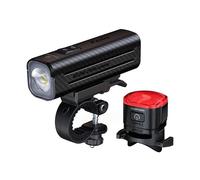 Fenix BC28R Bicycle Front and Rear Light Set | 2500 lumens | 180m beam | 52 hours max | Smart Link Tail Light operation | Quick Release mounting | Facula cut off beam| IP66