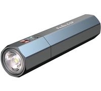 fenix E-CP Blue, Rechargeable Multi-Use Power Bank Torch | 1600 Lumens | 222m | 504 Hrs Max | Single Side Button Switch | 5000 mAh | USB-A and USB-C Output | IP68