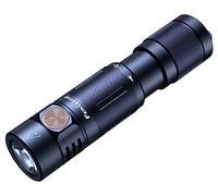 fenix E05R Black, Rechargeable Mini Keychain LED Torch | 400 Lumens | 64m | 30 Hrs Max | Micro USB Charging | 320 mAh | IP68