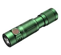 Fenix E05R Green Rechargeable Mini Keychain LED Torch | Outdoor, Walking, Car, 400 Lumens, 64m, 30 Hrs Max, Weighs 24g, Micro USB charging, IP68