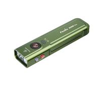 Fenix E06R Pro Green Rechargeable EDC | 1600 lumens | 160 m | 111 hrs Max | Spot & Flood Dual Beams, 365nm UV + Red Pointer, Multi-Colour Ring Light | IP66