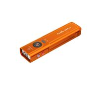 Fenix E06R Pro Orange Rechargeable EDC | 1600 lumens | 160 m | 111 hrs Max | Spot & Flood Dual Beams, 365nm UV + Red Pointer, Multi-Colour Ring Light | IP66