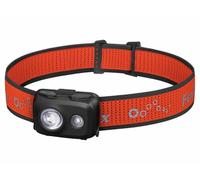 fenix HL16 Black Lightweight Multipurpose Headlamp | Camping, Running, Fishing 450 lumens, 104m, 100 Hrs Max, Red light mode, SOS function, Dual switch, AAA powered, IP66