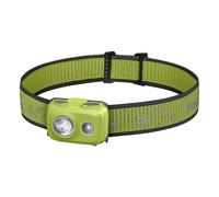 fenix HL16 Green Lightweight Multipurpose Headlamp | Camping, Running, Fishing 450 lumens, 104m, 100 Hrs Max, Red light mode, SOS function, Dual switch, AAA powered, IP66
