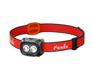 FENIX HL18R-T V2.0 Black Rechargeable Trail Running/Outdoor Headlamp | Camping, Fishing, 800 Lumens, 125m, 160 Hrs Max, Dual Beams Cool & Warm White, 5lm Red Beam, SPORT Adjust Headband, IP66