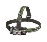 Fenix HM60R Camo Edition | Rechargeable Headlamp for Outdoor, Field Sports, Fishing | 1300 Lumen | 120m | 300 Hrs Max | Spot, Flood and Red Beams | Hidden USB Port | IP68