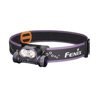 fenix HM65R-T v2.0 Dark Purple, Rechargeable Lightweight Running & Outdoor Head Torch, 1600 Lumens, 170m, 300 Hrs Max, Bi-Directional Click Adjustable Sport Headband,White & Warm White Beams, IP68