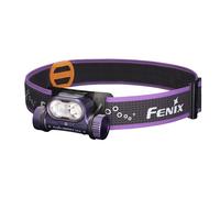 fenix HM65R-T v2.0 Dark Purple, Rechargeable Lightweight Running & Outdoor Head Torch | 1600 Lumens | 170m | 300 Hrs Max | Bi-Directional Adjustable Sport Headband | White & Warm White Beams | IP68