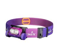 fenix HM65R-T v2.0 Nebula, Rechargeable Lightweight Running & Outdoor Head Torch | 1600 Lumens | 170m | 300 Hrs Max | Bi-Directional Click Adjustable Sport Headband | White & Warm White Beams | IP68
