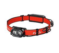 Fenix HP12R-T Red Rechargeable Running & Outdoor Headlamp | 1300 Lumen | 200m | 310 Hrs Max | Cool White + Warm White Spot Beams | Rear Battery case with Red Warning Light| IP68