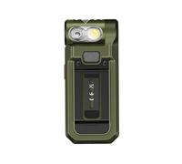 Fenix SW05R-Red, Green Body | White and Red LEDs | Rechargeable Inspection & Security Torch | 150 Lumen | 39m | 49 Hrs Max | 3 Level White Light | 10 Lumen Red Light | 200 Degree Rotating Head | IPX6