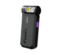 fenix SW05R-UV Black Rechargeable Inspection & Security Torch | 150 Lumen | 39m | 49 Hrs Max | 3 Level White Light | 1500mW UV Light | 200 Degree Rotating Head | IPX6