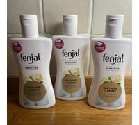Fenjal Cream Shower Sensitive with Almond Oil and Aloe Vera 3 x 200ml FREEPOST